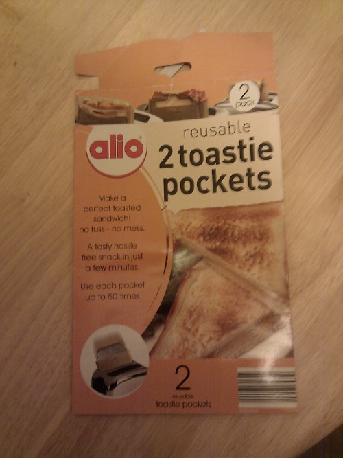 packet of toastie pockets