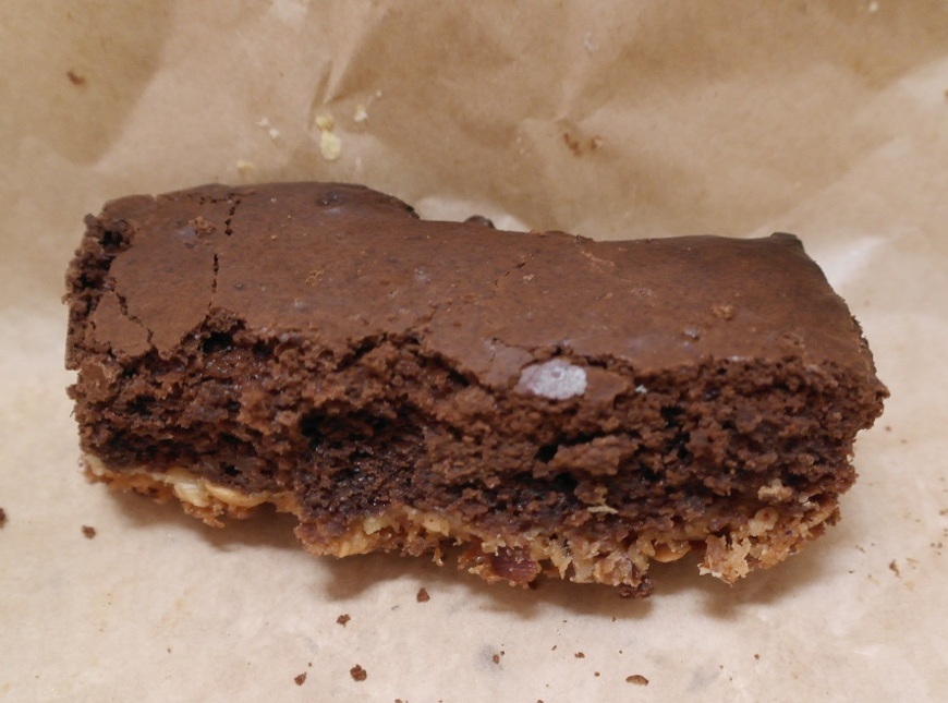 Chocolate flapjack brownie